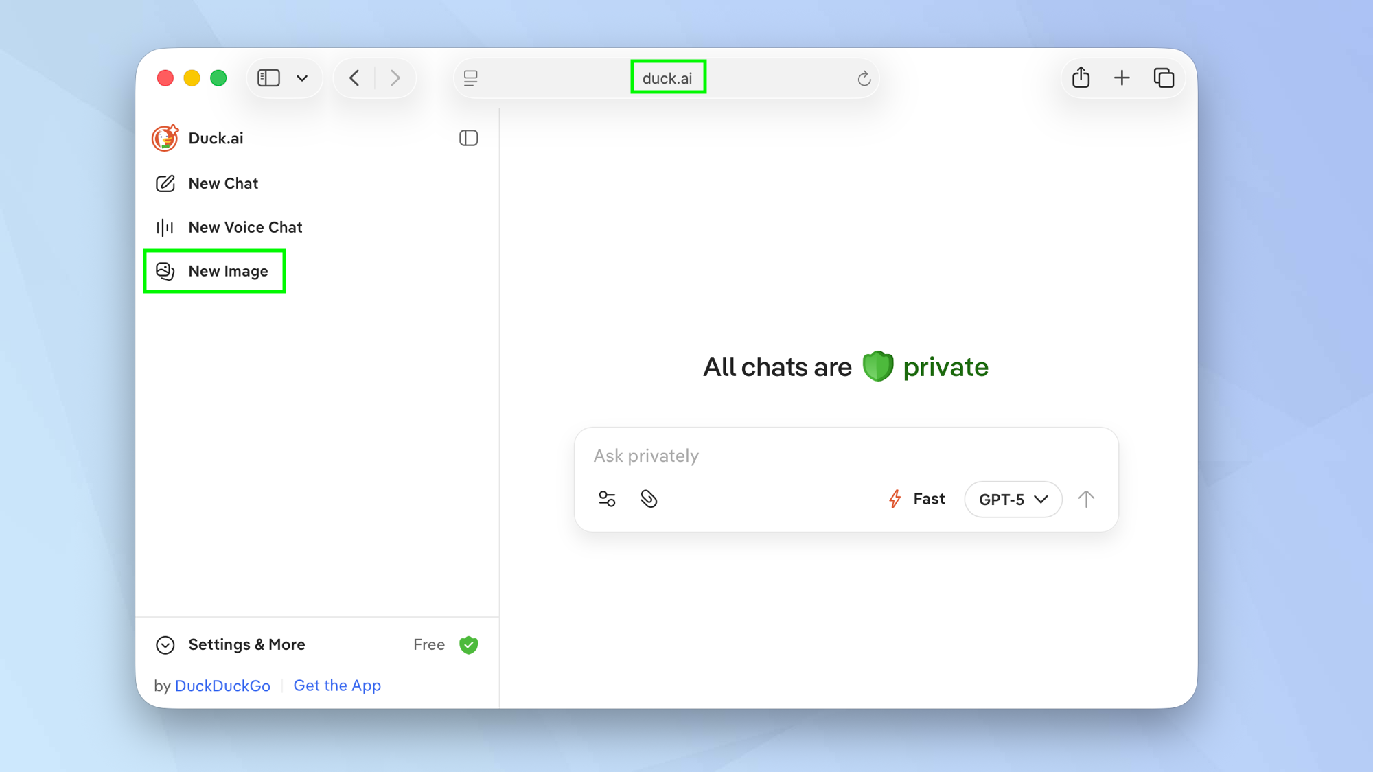 Chỉnh sửa hình ảnh trong DuckDuckGo bằng AI ẩn danh